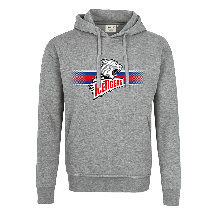 Herren/Unisex Hoodie Logo grau-meliert